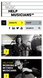 Mobile Screenshot of helpmusicians.org.uk